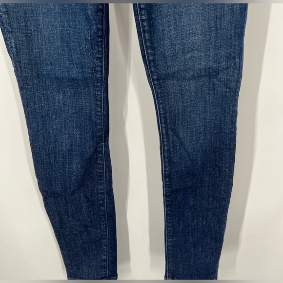 Mother “Looker” Skinny Dark Wash High Waisted Jeans - Picture 4 of 16